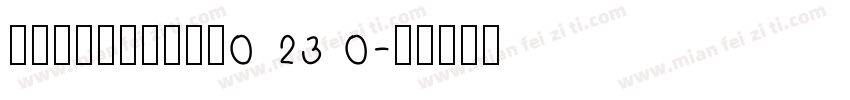 KSGQKOBQWA0 23 0字体转换